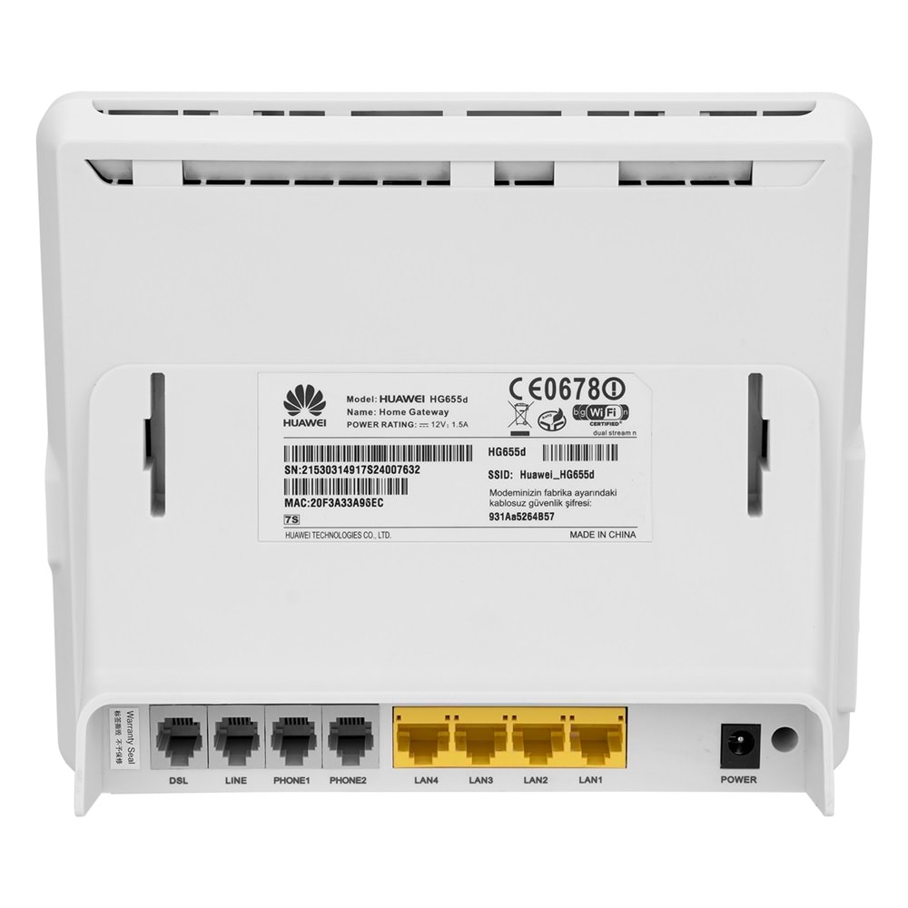 Huawei HG 655D Vdsl2/Adsl2+ TTNet Modem