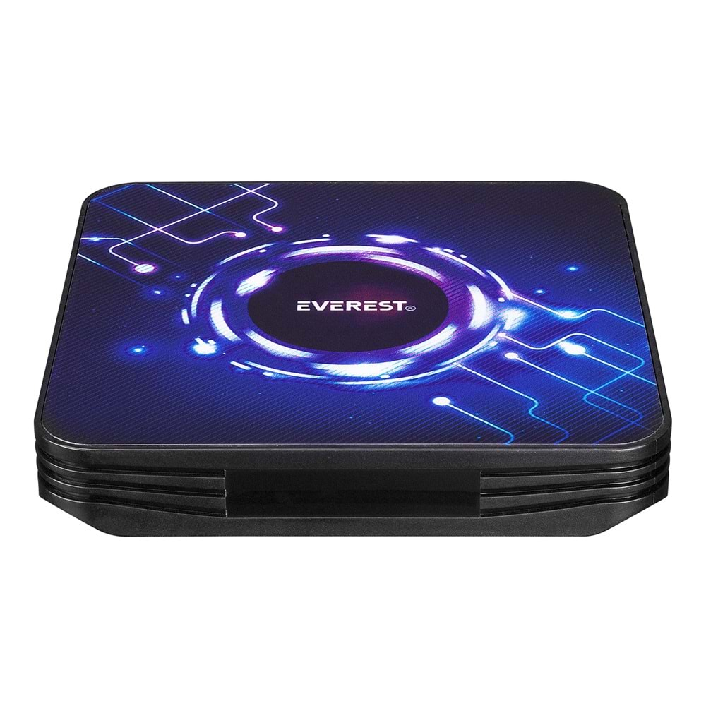 Everest EV-TB31 Amlogic 905X3 Işlemci 4G RAM+32G Dahılı Hafızası Wifi+Bluetooth+A55 CPU 64-bit quad +Kumandalı TV Box