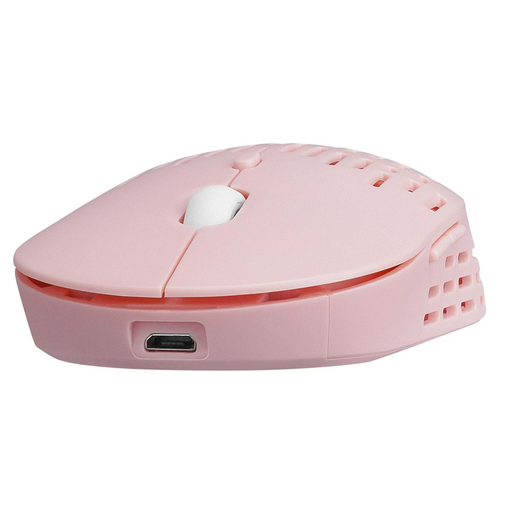 Altec Lansing ALBM7422 Pembe 2.4GHz Şarj Edilebilir Tek Renkli 1600DPI Optik Kablosuz Mouse