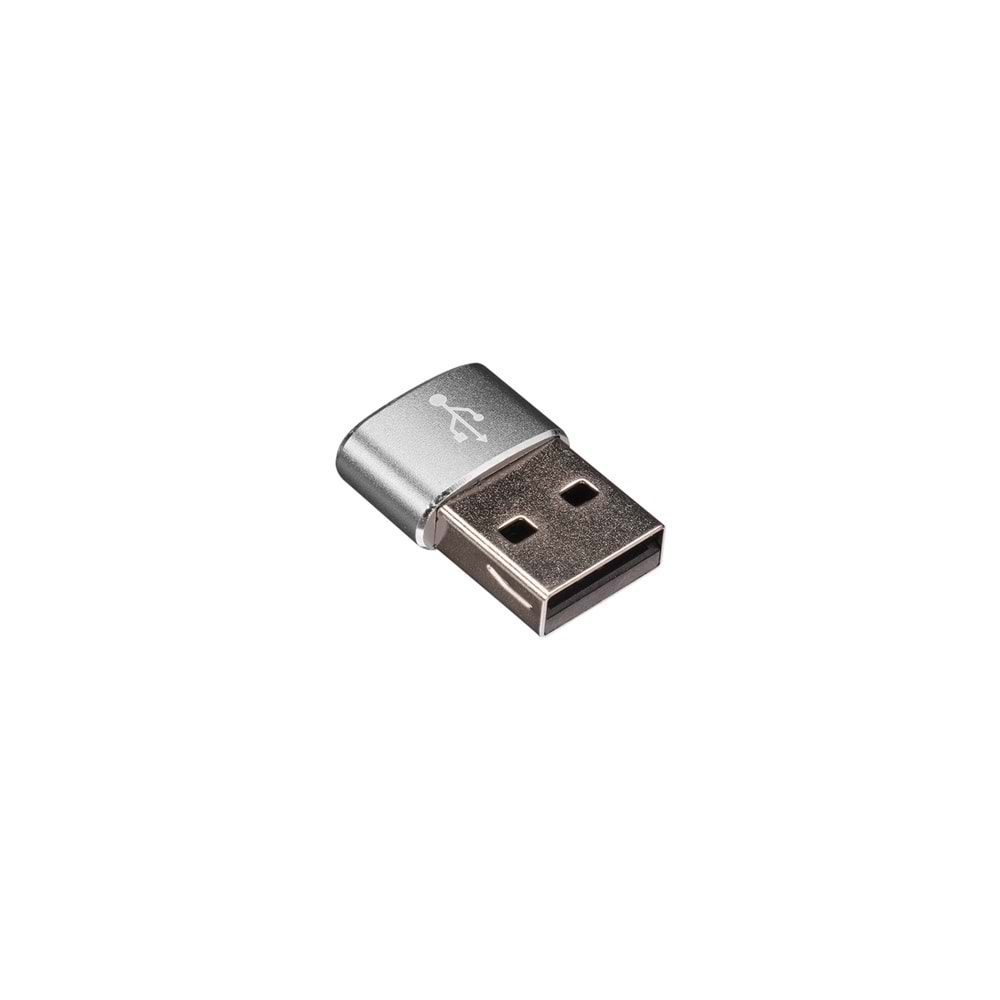 Hytech HY-XO33 Siyah Type C F to USB M Metal Gövdeli OTG Çevirici