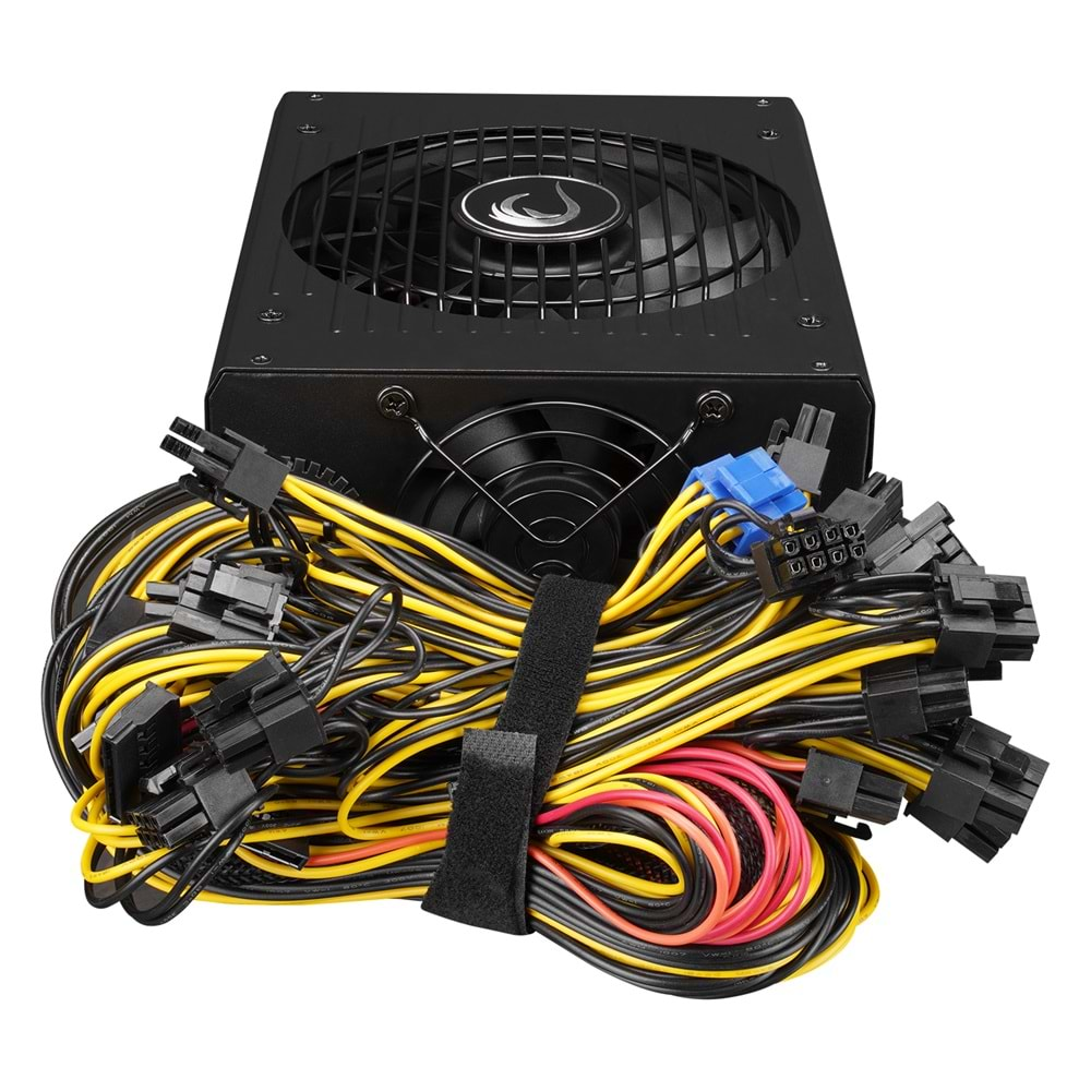 Rampage BTC2200 Real 2200W 16* PCIe VGA Soket 14cm+8cm 2* Fanlı Bitcoin Power Supply