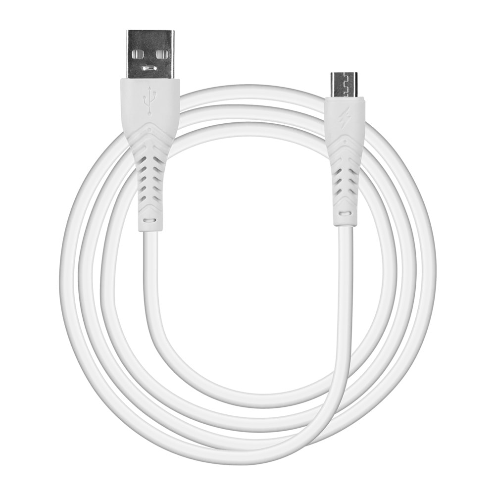 Hytech HY-XT55M 15W Quick 3.0 Micro USB Kablolu Beyaz Kablo + Ev Şarj Adaptör