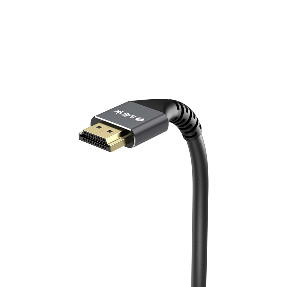 S-link SLX-HD4K03 19+1 HDMI to HDMI 3m Metal v2.0 4K (4096*2160) 60Hz Kablo