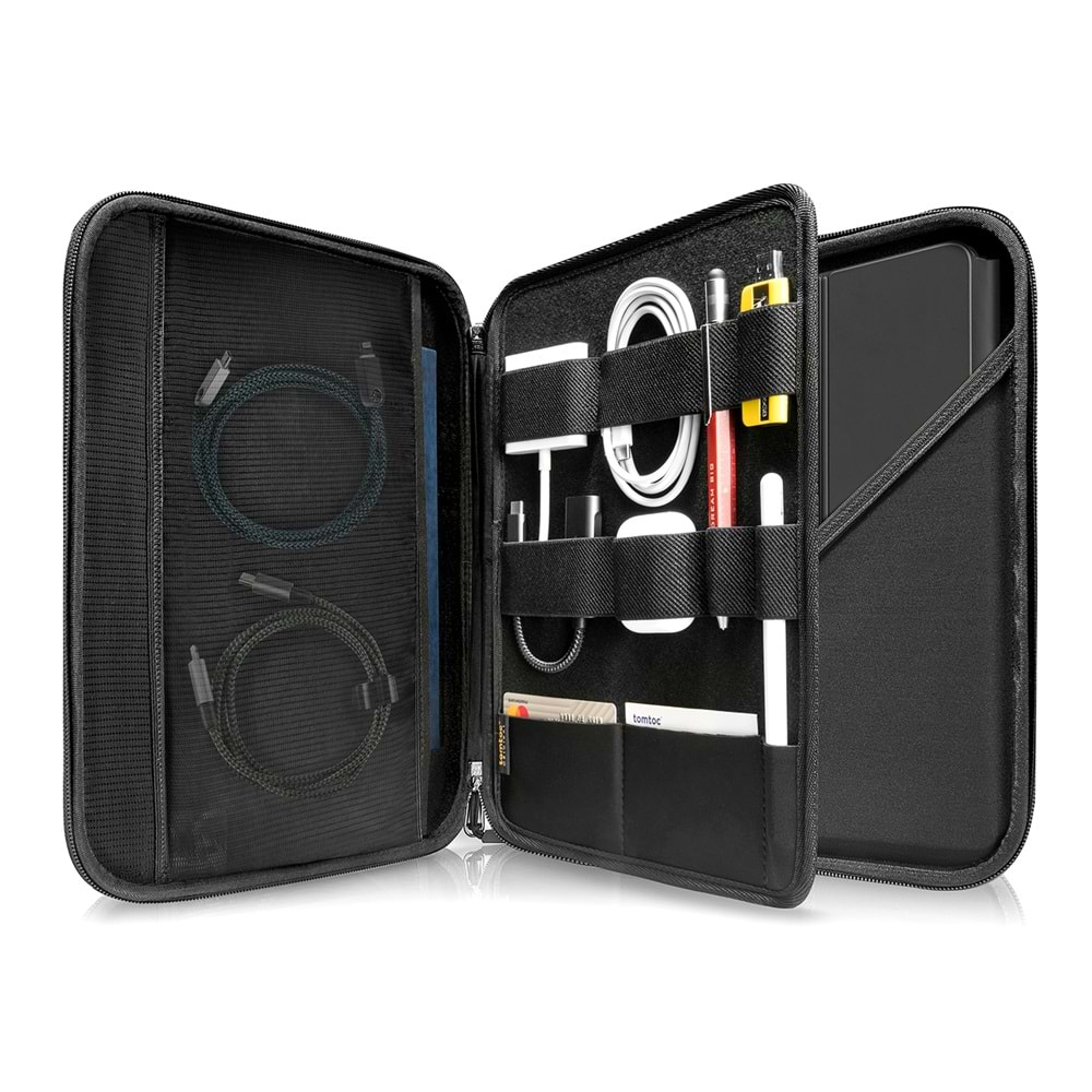 Tomtoc A06-004D01 - B06B1D1 Fancy Case-A06 12.9 Siyah iPad Kılıfı