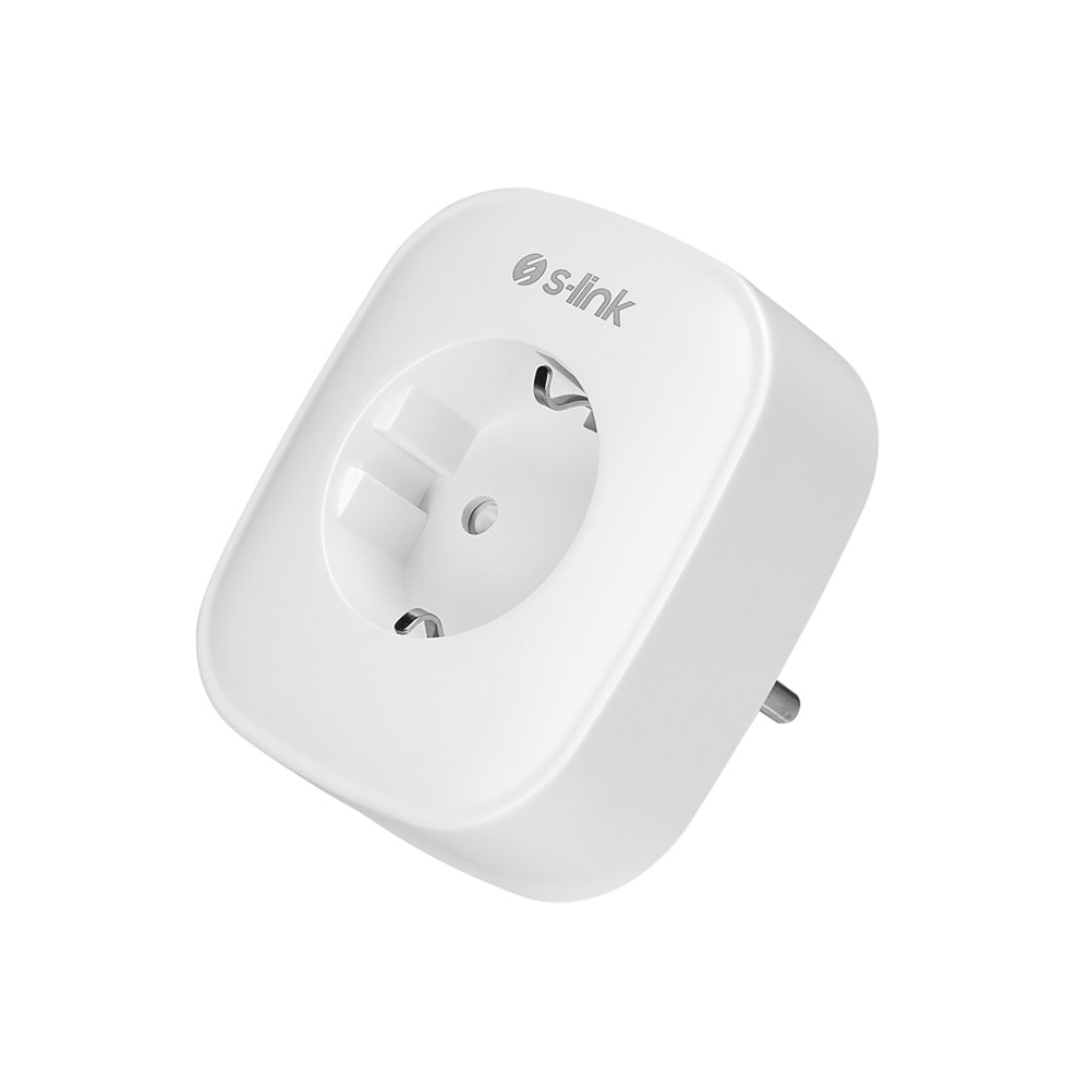 S-link SL-15 PowerKing 16 Amper Wifi Tuya Destekli Enerji Izlemeli Akıllı Priz