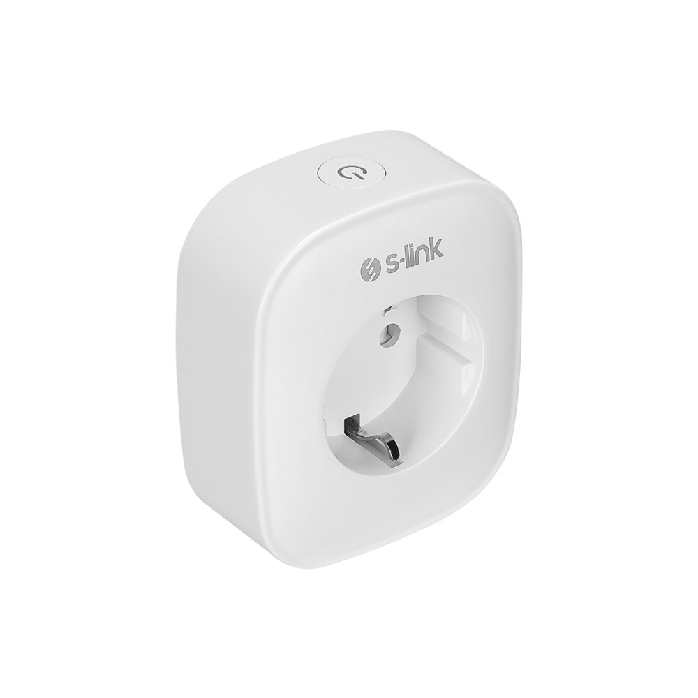 S-link SL-15 PowerKing 16 Amper Wifi Tuya Destekli Enerji Izlemeli Akıllı Priz