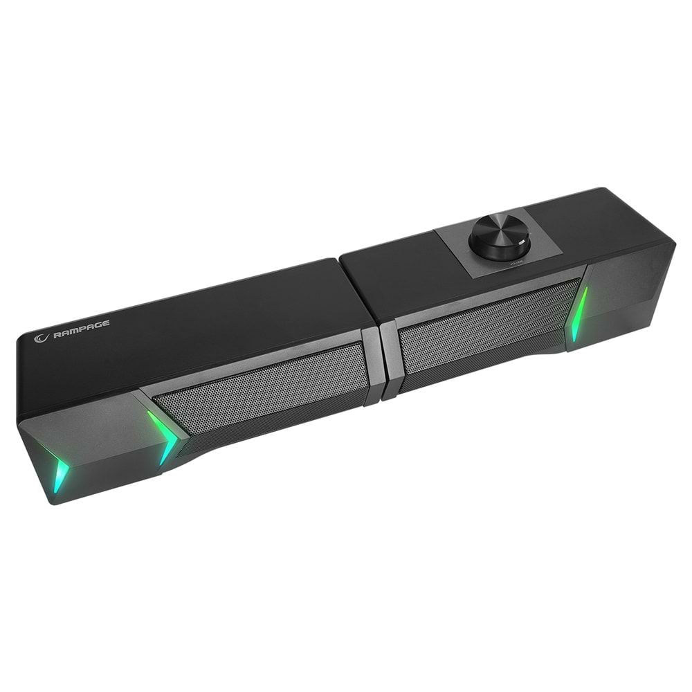 Rampage Elegant X10 2.0 Bluetoothlu Rms 3W*2 RGB Işıklı Multimedia Usb 5V 45dB Gaming Oyuncu Speaker