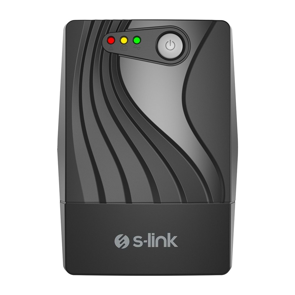 S-link MIGHT U60 600VA 12V7Ah*1 360W Siyah Line-Interactive Kesintisiz UPS Güç Kaynağı