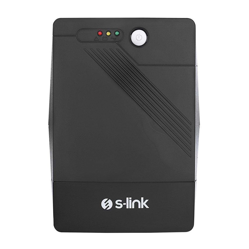 S-link MIGHT U100 1000VA 12V7Ah*2 600W Siyah Line-Interactive Kesintisiz UPS Güç Kaynağı