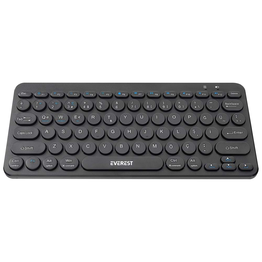 Everest KB-BT16 Siyah 2.4G+BT1+BT2 Q Klavye