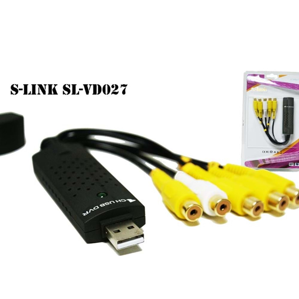 S-link SL-VD027 Usb To DVR 4 Port Adaptör