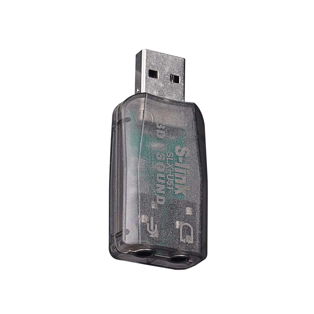 S-link SLX-U51 Usb Ses Kartı 2.0 Çevirici Adaptör