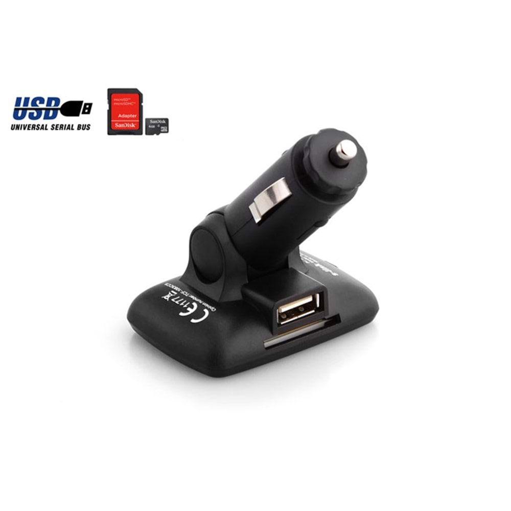 S-link SL-FM-18 2Gb MP4 SD/Usb Destekli Fm Transmitter