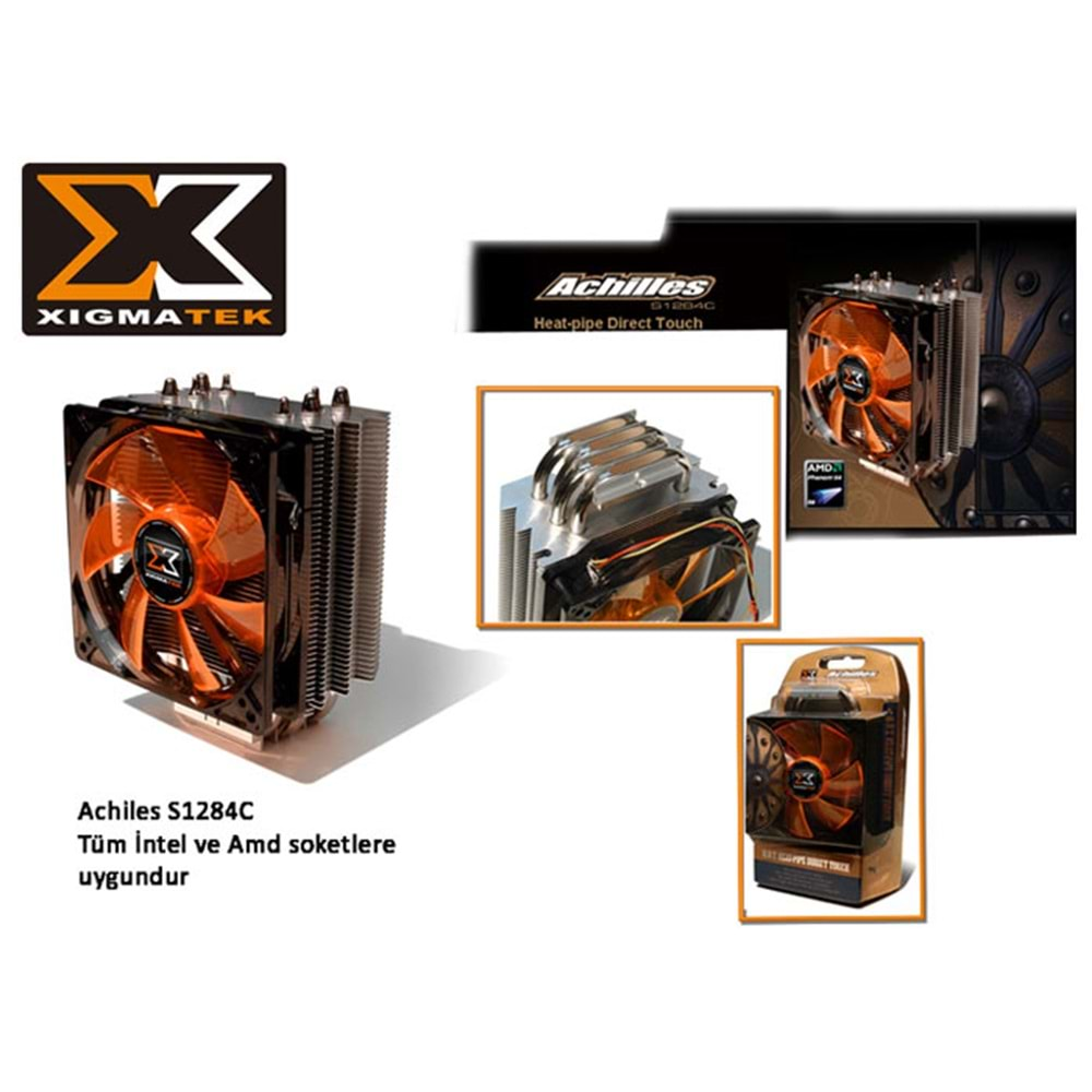 Xigmatek S1284 Achilles Tüm/775 CPU Fan