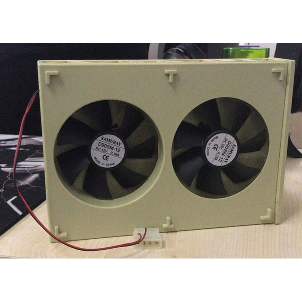 Samuray PC-005 2x80*25mm Turbo CDROM Sistem Fan