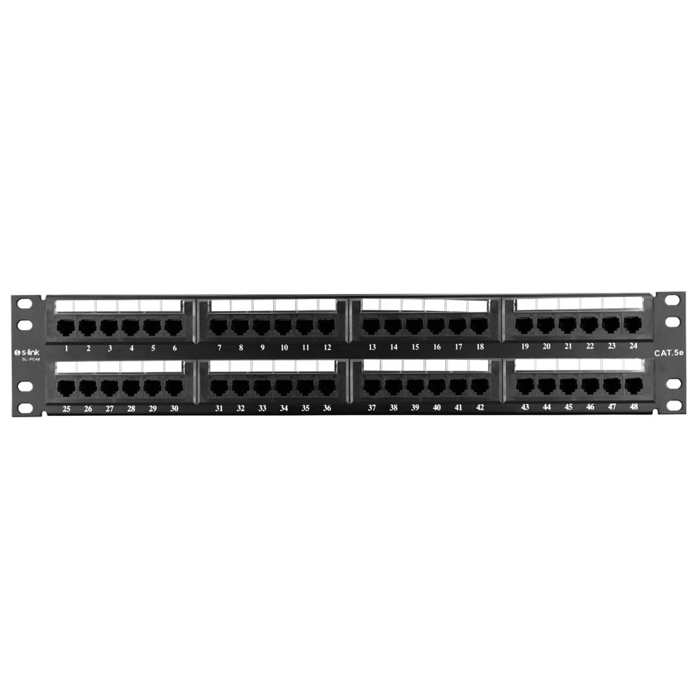 S-link SL-PC48 48 Li UTP CAT5E Patch Panel