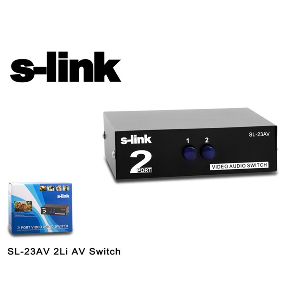 S-link SL-23AV 2Li AV Switch