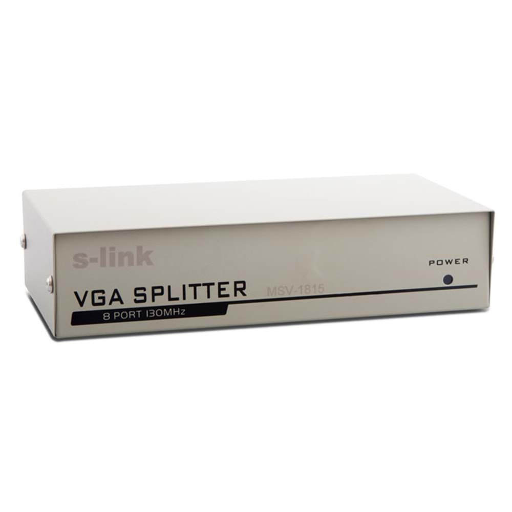 S-link MSV-1815 8 VGA 150Mhz Monitör Splitter