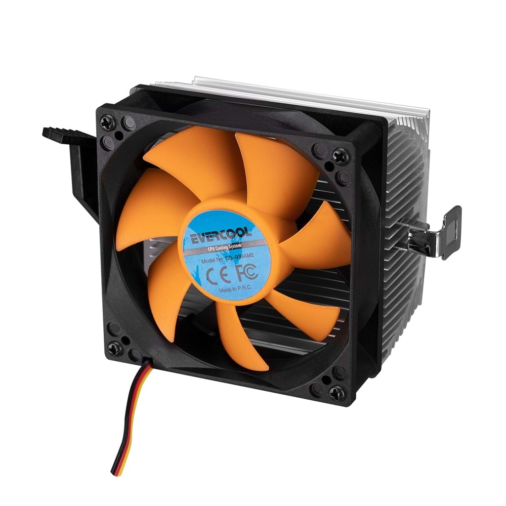 Evercool CS-939AM2 3pin Kırmızı CPU Fan