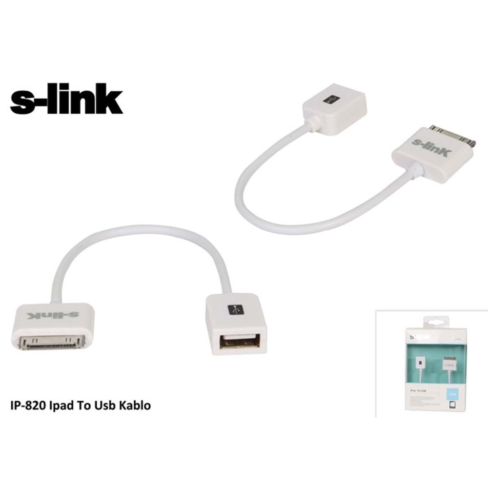 S-link IP-820 Ipad OTG Kablo