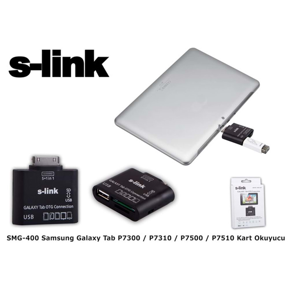 S-link SMG-400 Samsung Galaxy Tab P7300 / P7310 / P7500 / P7510 Kart Okuyucu