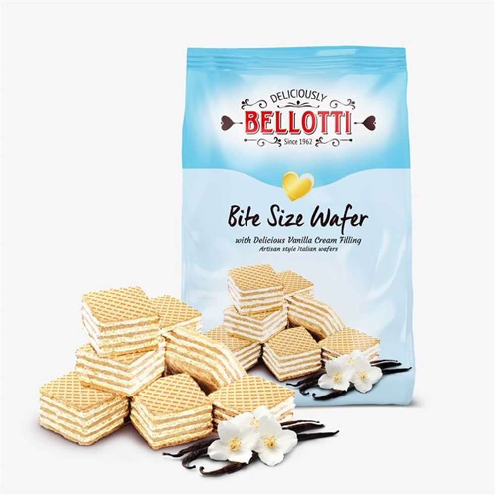 BELLOTTİ VANİLYA KREMALI KÜP GOFRET 12x200g