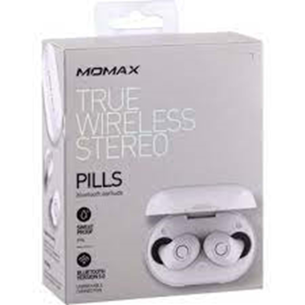 Momax Pills True Wireless Bluetooth Earbuds Beyaz