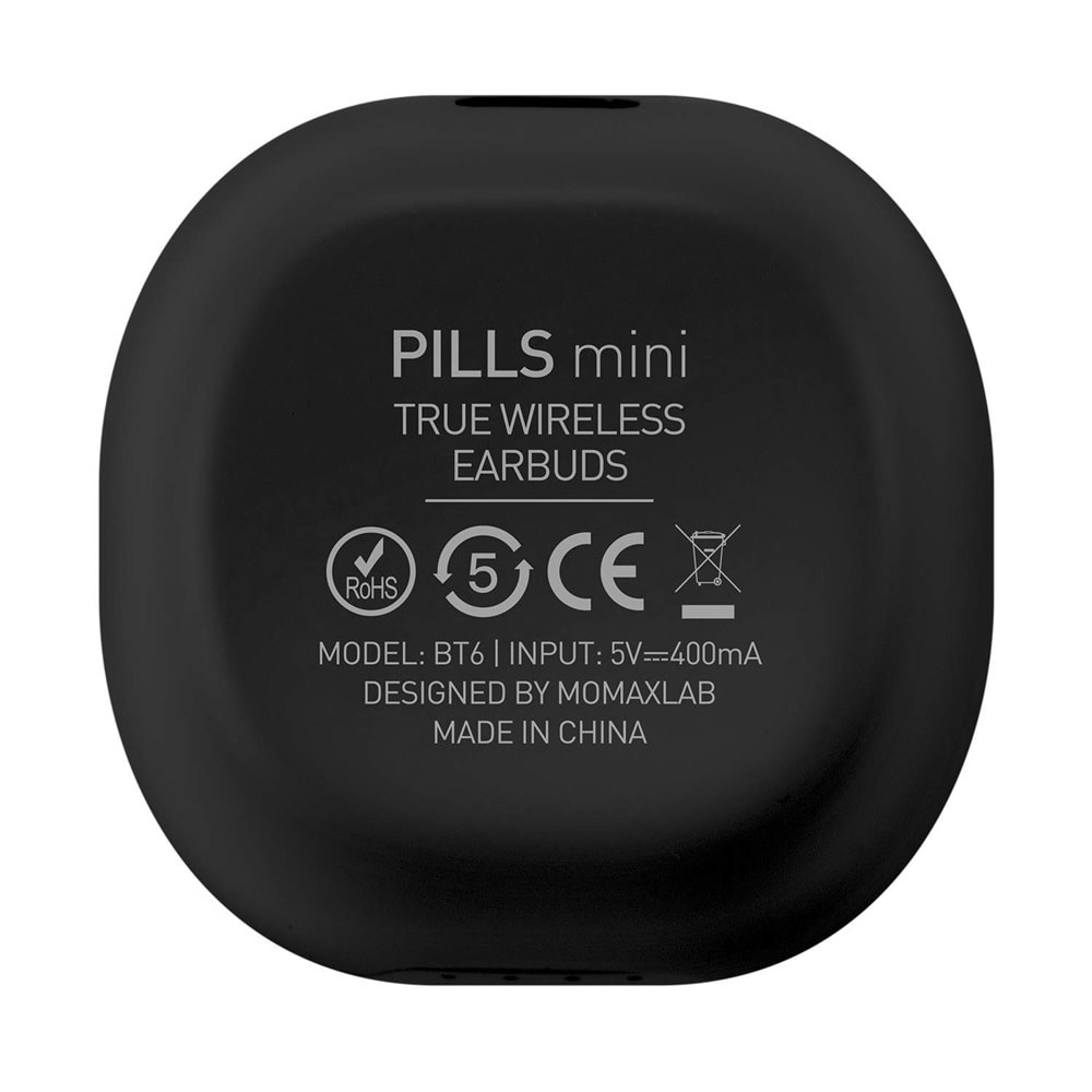 Momax Pills Mini True Wireless Bluetooth Earbuds Siyah