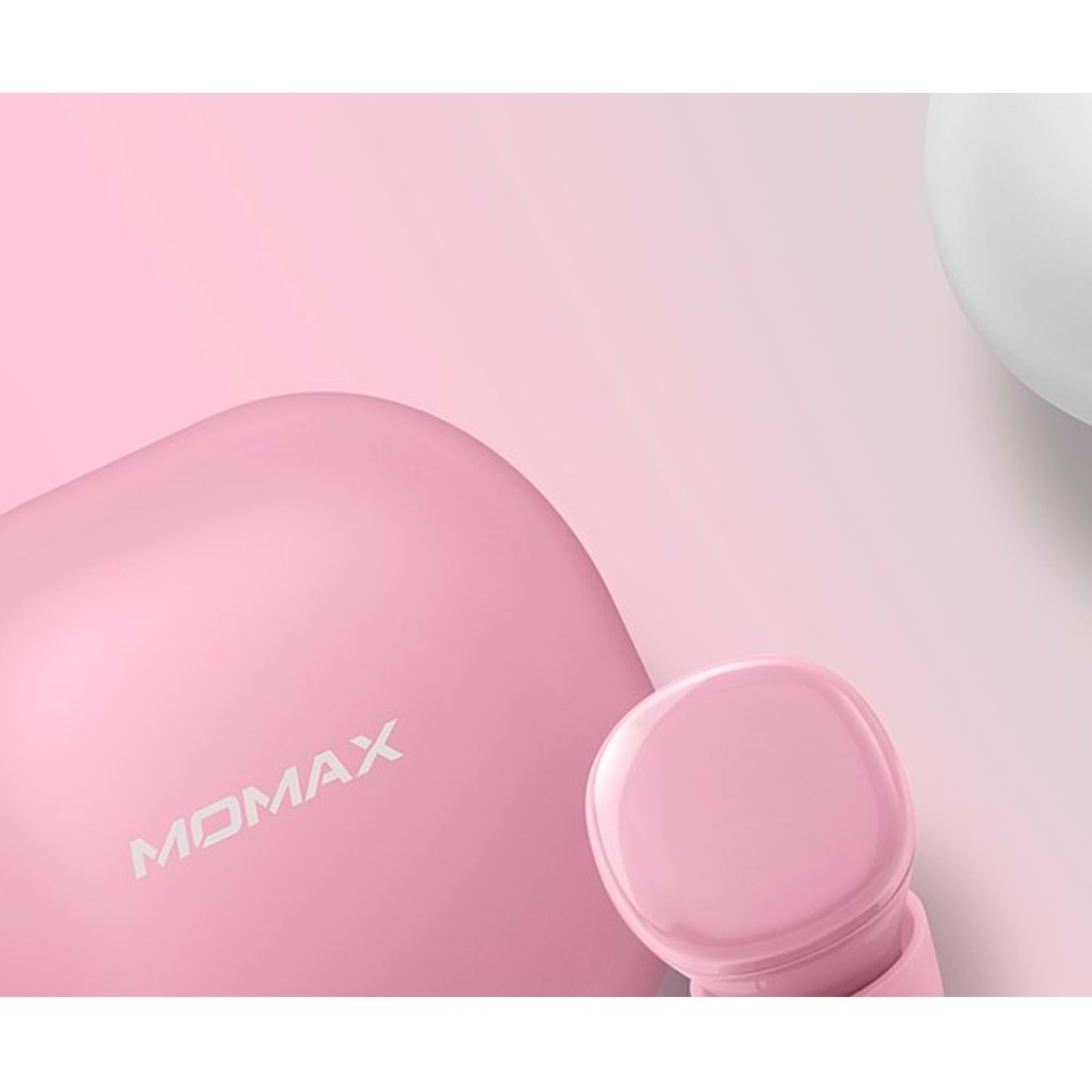 Momax Pills Mini True Wireless Bluetooth Earbuds Pembe