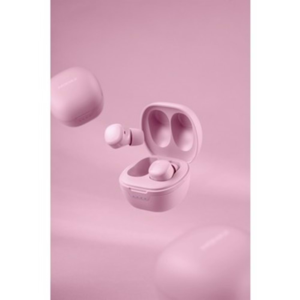 Momax Pills Mini True Wireless Bluetooth Earbuds Pembe