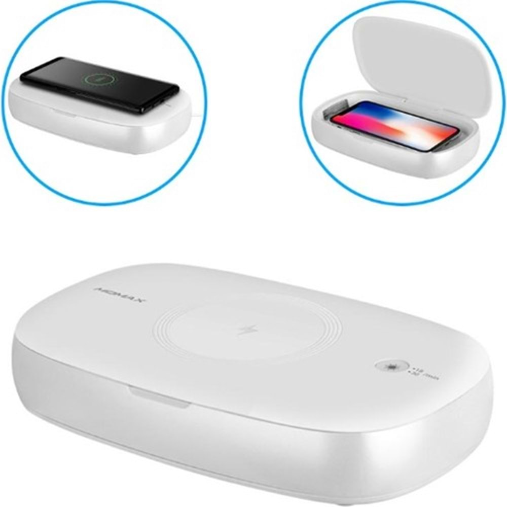 Momax Q.Uv Box Wireless Charging + UV Sanitising Box