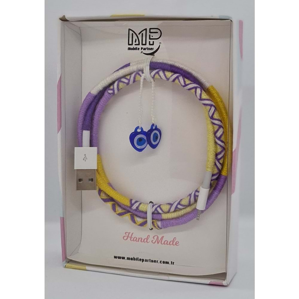 MP Hand Made Cable Lightning - Purple