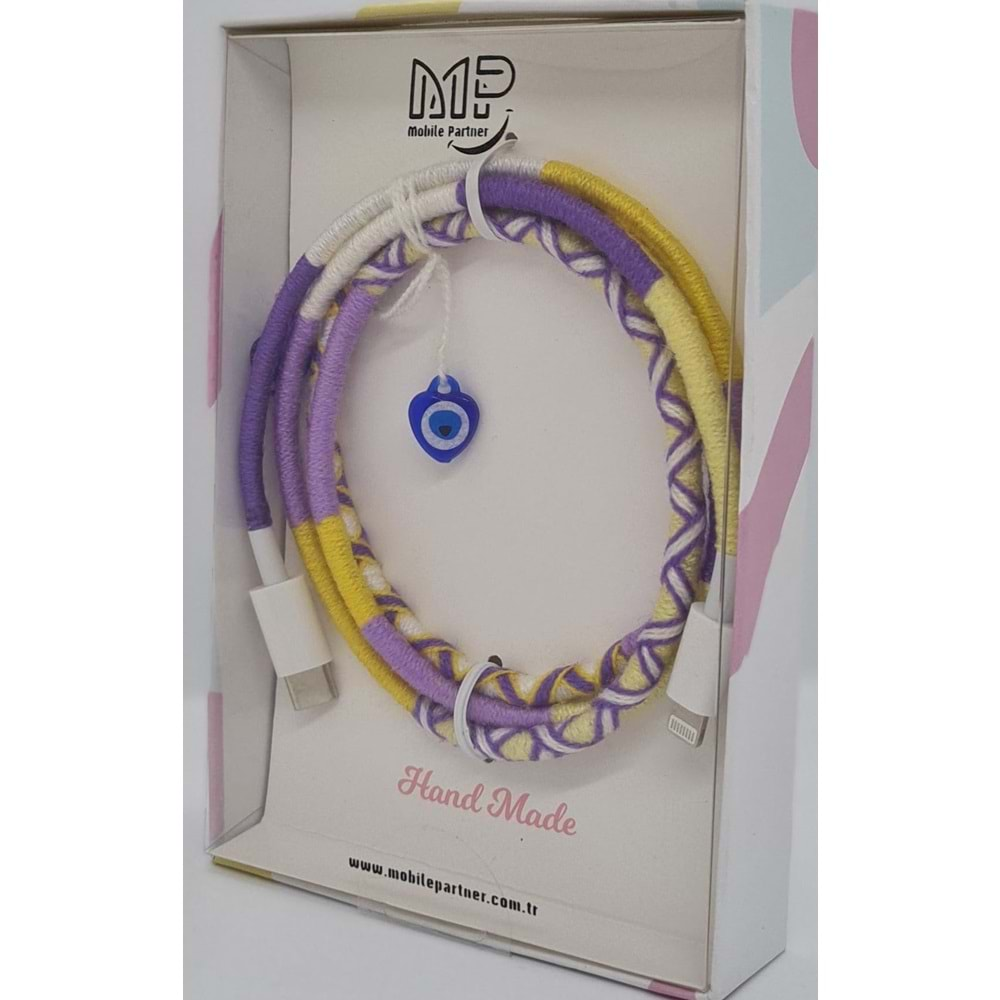 MP Hand Made Cable TYPC to Lightning -Purple