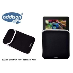 Addison 300708 Siyah/Gri 7.85 Tablet Pc Kılıfı