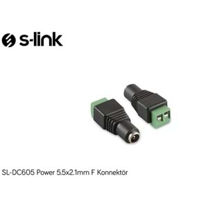 S-link SL-DC605 Power 5.5x2.1mm F Konnektör