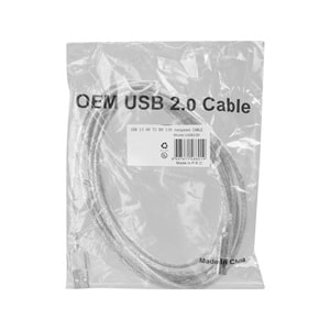 Oem USB230 Usb2.0 3m Şeffaf Usb AM/BM Kablo