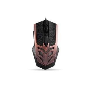 Everest SM-614 Usb 6D Bronze Kaplama Oyun Mouse