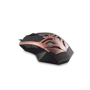 Everest SM-614 Usb 6D Bronze Kaplama Oyun Mouse