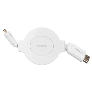 Hytech HY-W295 Micro HDMI M/M 1.3m Altın Uçlu 24K 1.4 Ver. 3D Makaralı Kablo