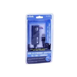 S-link SL-U603 Usb 3.0 To RJ45 10/100/1000Mbps Gigabit Ethernet Çevirici