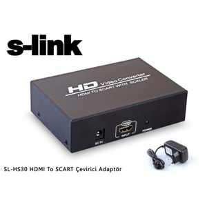 S-link SL-HS30 HDMI To SCART Çevirici Adaptör