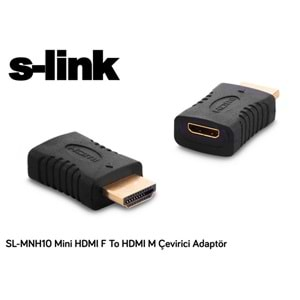 S-link SL-MNH10 Mini HDMI F To HDMI M Çevirici Adaptör