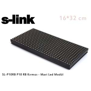 S-link SL-P10RB P10 RB Kırmızı - Mavi Led Modül