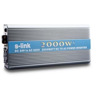 S-link SL-INV2420 2000W DC24V-AC230V İnverter