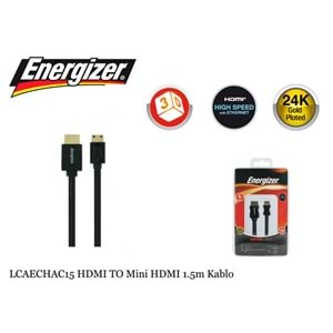 Energizer LCAECHAC15 HDMI TO Mini HDMI 1.5m Kablo