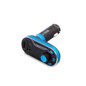 S-link SL-FM66 SD/Usb Destekli + 2.1A Usb Şarj Portlu Fm Transmitter