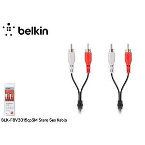 Belkin BLK-F8V3015cp3M Stero Ses Kablo