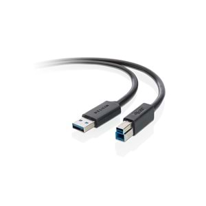 Belkin BLK-F3U167cp.5M Siyah 0.5m Y Usb 2xUSB-A,1xMini-B Usb Kablosu