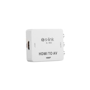 S-link SL-HRC2 HDMI TO AV 1080P Mini Model Dönüştürücü