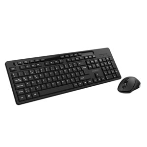 Everest KM-510 Siyah Kablosuz Q Multimedia Klavye + Mouse Set